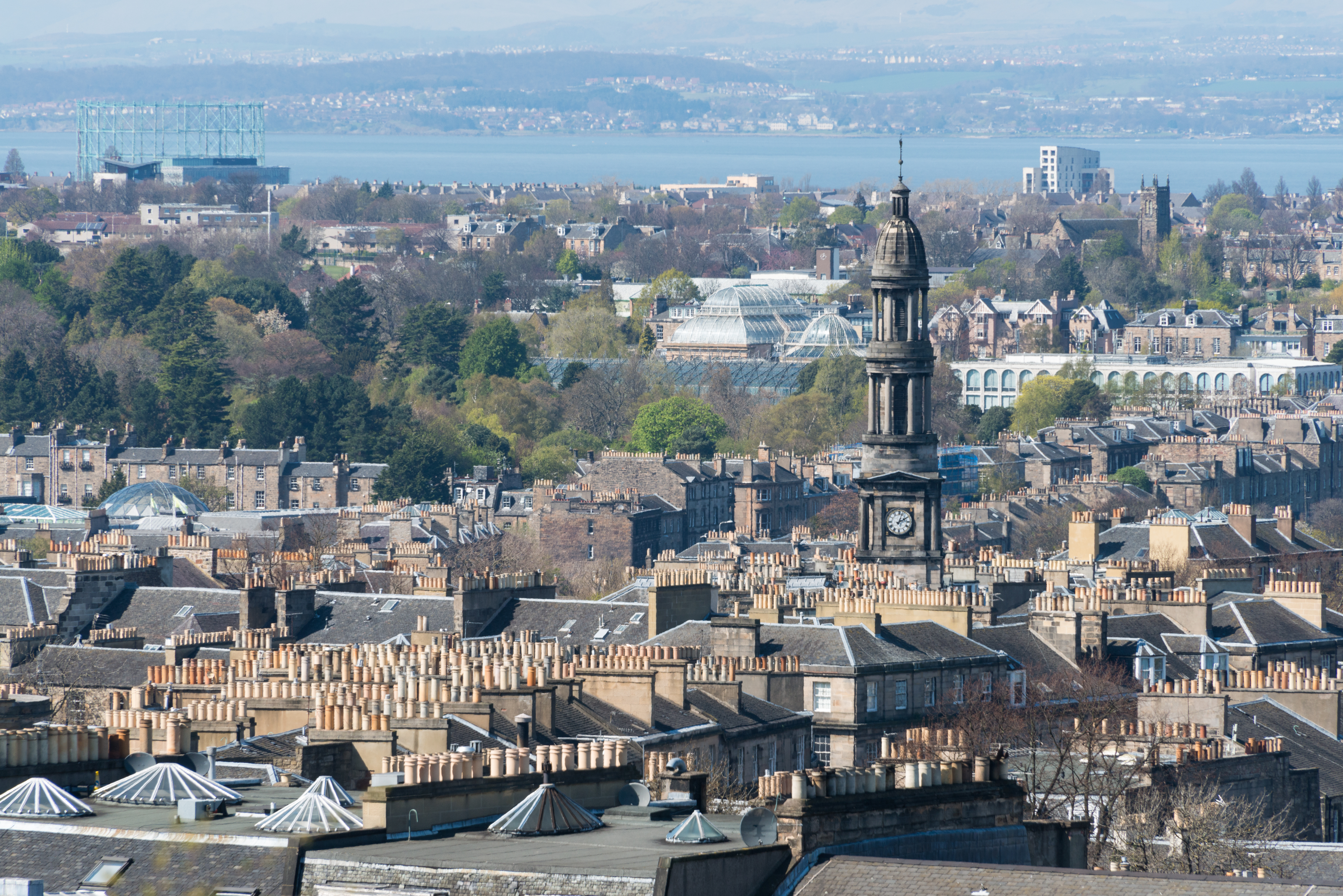 Landscape of Edinburgh New Town.